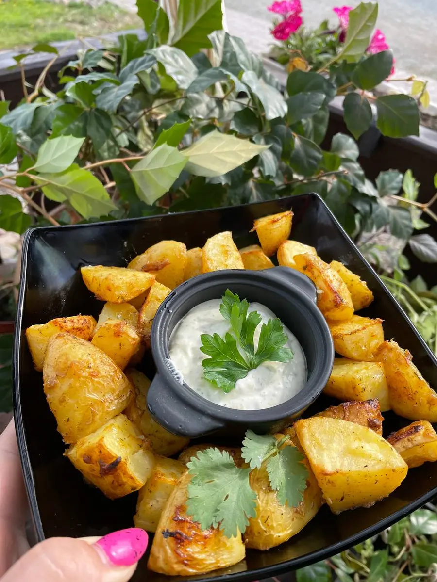 Запечённый картофель с мясом